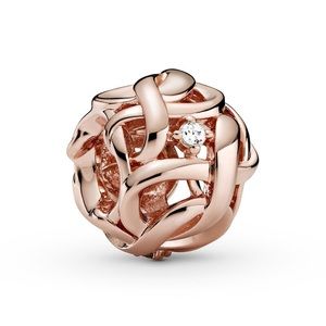 Authentic Pandora Openwork Woven Infinity Charm